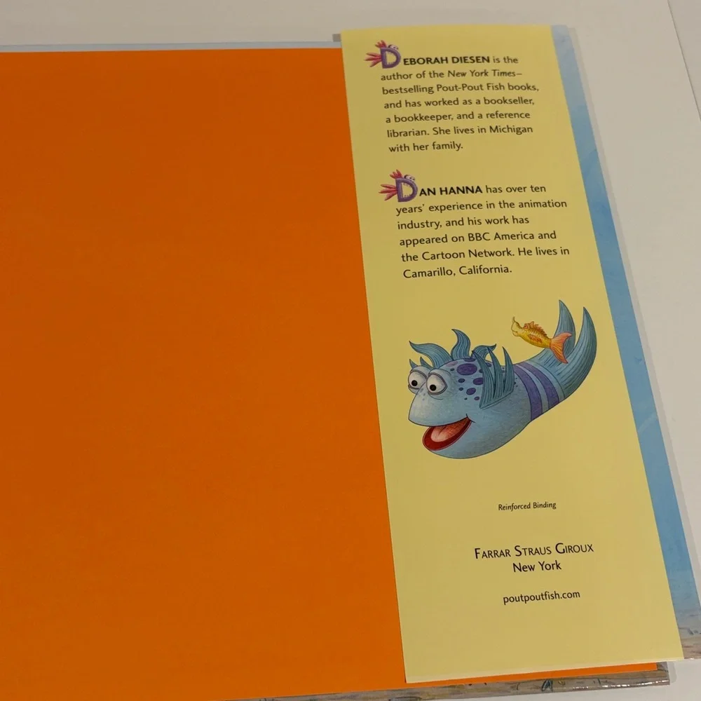 The Pout-Pout Fish Cleans Up the Ocean Book Hardcover
